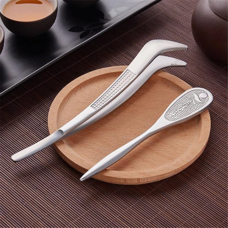 Stainless Steel Tea Clip Teacup Tweezers Unique Curved Head Anti-slip Design Chinese Tea Ceremony Drinkware New Tea Accessory
Stainless Steel Tea Clip Teacup Tweezers Unique Curved Head Anti-slip Design Chinese Tea Ceremony Drinkware New Tea Accessory