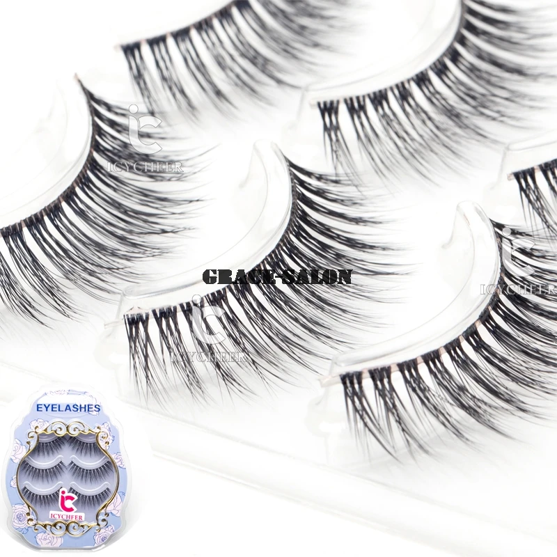 ICYCHEER Handmade 3Pair Natural Black 3D False Eyelashes Eye Lashes Makeup Extension Tool
ICYCHEER Handmade 3Pair Natural Black 3D False Eyelashes Eye Lashes Makeup Extension Tool