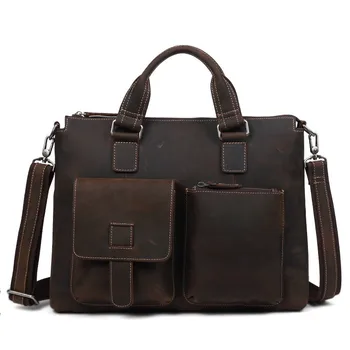 Business Men Briefcases Real Skin Cowhide Genuine Leather 14 Laptop Vintage Large Messenger Shoulder Bags for Work Brown Black
Business Men Briefcases Real Skin Cowhide Genuine Leather 14 Laptop Vintage Large Messenger Shoulder Bags for Work Brown Black