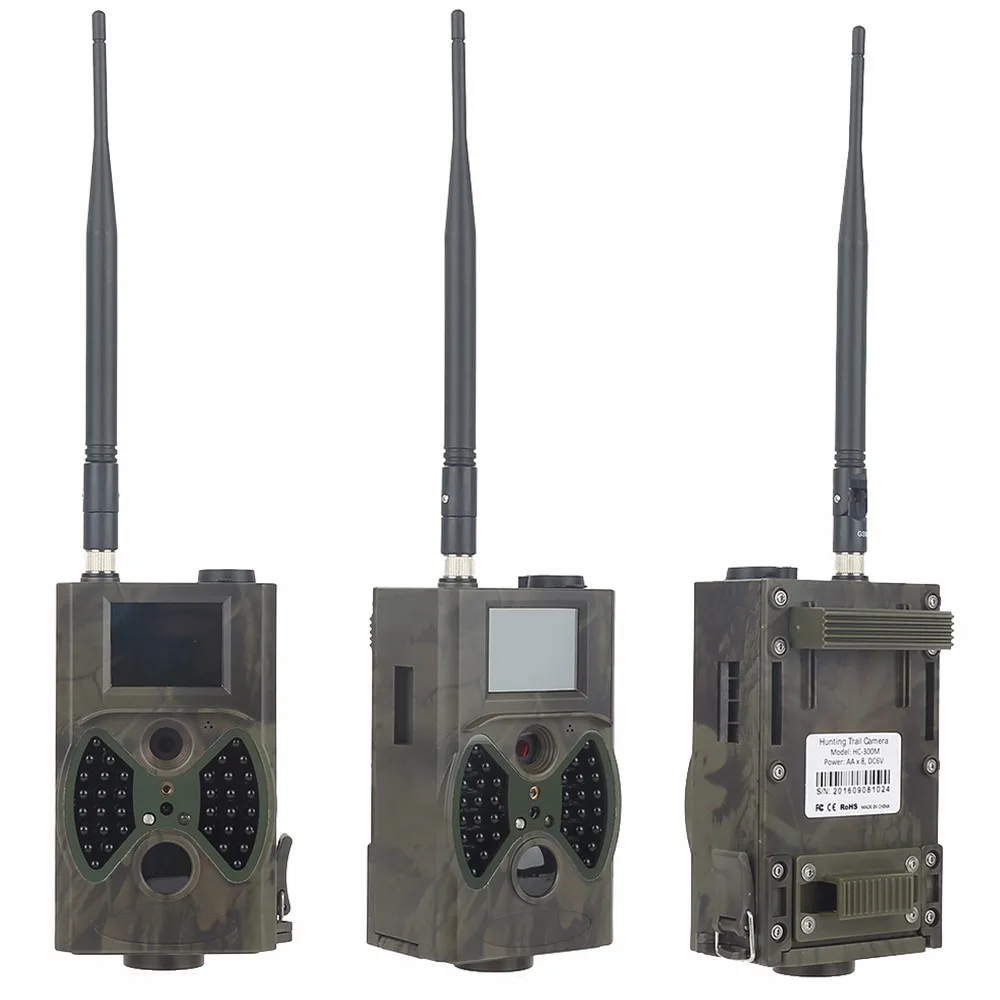 Cellular MMS 2G SMTP Trail Camera Wildlife Hunting Cameras HC300M Night Vision Photo Trap Wireless Surveillance Tracking
Cellular MMS 2G SMTP Trail Camera Wildlife Hunting Cameras HC300M Night Vision Photo Trap Wireless Surveillance Tracking