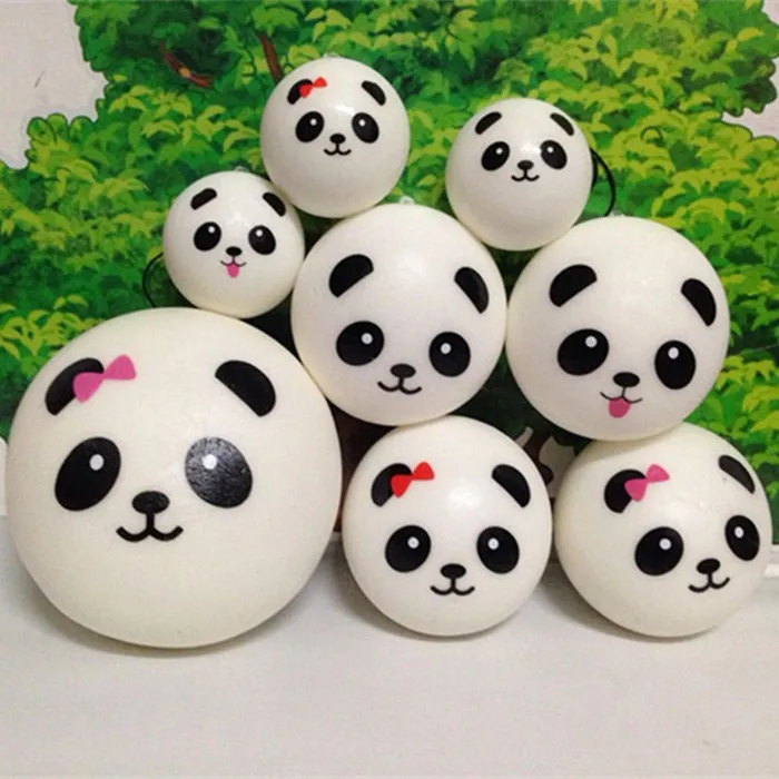 

4cm 7cm 10cm kawaii soft scented squishy jumbo panda slow rising squeeze bun toy phone charm squishies bread