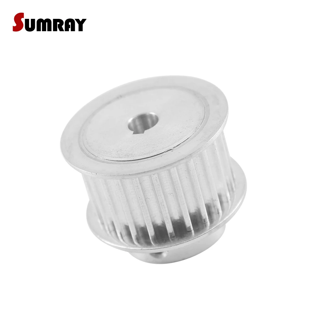 SUMRAY Keyway Timing Pulley 5M 26T 10/12/14/15mm bore keyway diameter 3/4/5mm 16/21mm width Motor Belt Pulley for Laser Machine
SUMRAY Keyway Timing Pulley 5M 26T 10/12/14/15mm bore keyway diameter 3/4/5mm 16/21mm width Motor Belt Pulley for Laser Machine