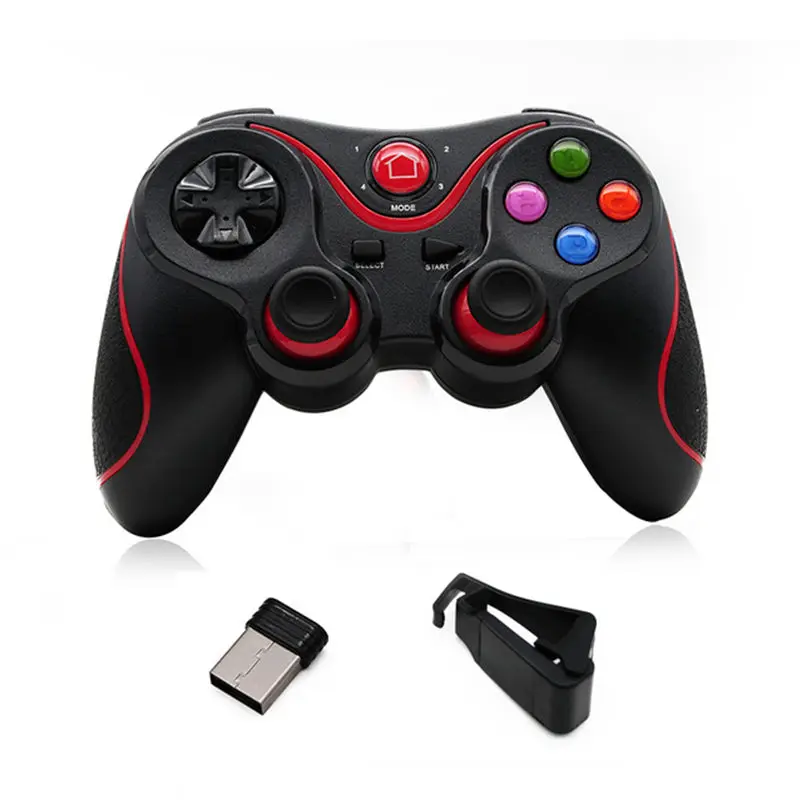 Wireless Bluetooth T3 Gamepad For Android Joystick Game Controller For Smart Phone And PC Game Pad For PS 3 Controle
Wireless Bluetooth T3 Gamepad For Android Joystick Game Controller For Smart Phone And PC Game Pad For PS 3 Controle