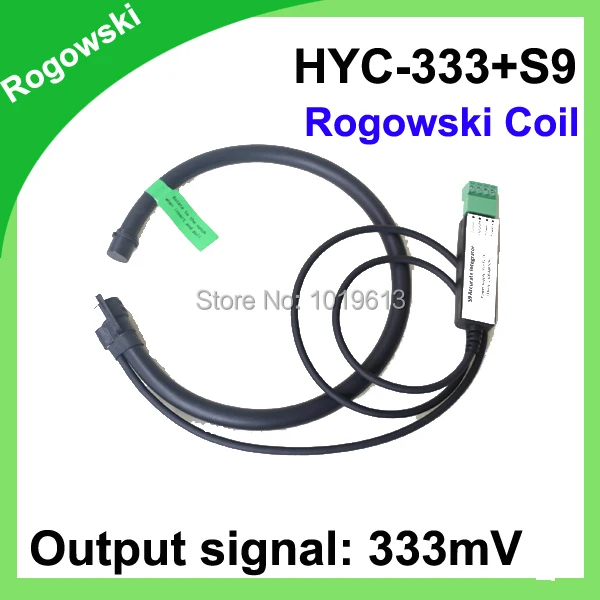 Flexible rogowski Rated current 1500A Output signal 333mVrms rogowski coil Mini Integrator S9
Flexible rogowski Rated current 1500A Output signal 333mVrms rogowski coil Mini Integrator S9