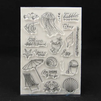 ZFPARTY Beach Transparent Clear Silicone Stamp/Seal for DIY scrapbooking/photo album Decorative card making 
ZFPARTY Beach Transparent Clear Silicone Stamp/Seal for DIY scrapbooking/photo album Decorative card making