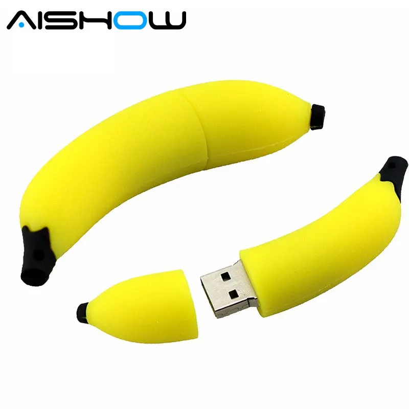 100% Real Capacity Silicone Banana USB Flash Drive Pen Drive 4gb 8GB 16gb 32gb 64gb 128mb USB 2.0 Memory Stick Pen Drive
100% Real Capacity Silicone Banana USB Flash Drive Pen Drive 4gb 8GB 16gb 32gb 64gb 128mb USB 2.0 Memory Stick Pen Drive