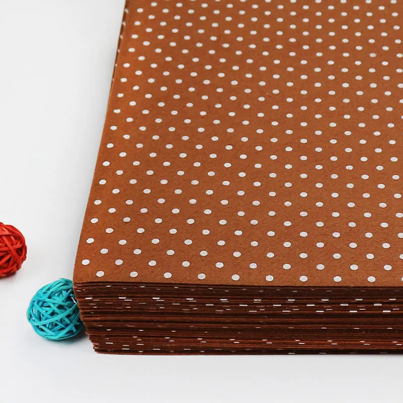 Eco-Friendly Brown Color Dot Pattern Felt Fabric 1MM Thick Squares Sheets 30X30CM For Handmade Needlework Diy Craft 10Pcs/lot
Eco-Friendly Brown Color Dot Pattern Felt Fabric 1MM Thick Squares Sheets 30X30CM For Handmade Needlework Diy Craft 10Pcs/lot