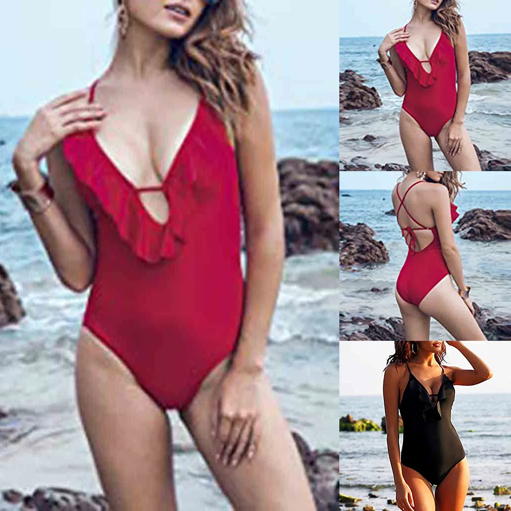 Bikini 2019 High quality One Piece Swimsuits for Women Slimming Monokini Swimwear Solid Bathing Suits Cover up Dropping Biquini
Bikini 2019 High quality One Piece Swimsuits for Women Slimming Monokini Swimwear Solid Bathing Suits Cover up Dropping Biquini