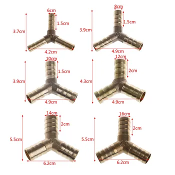 2019 New 6-16mm BRASS Y type Hose Joiner Piece 3 WAY Fuel Water Air Pipe tee Connector Motorcycle Parts
2019 New 6-16mm BRASS Y type Hose Joiner Piece 3 WAY Fuel Water Air Pipe tee Connector Motorcycle Parts