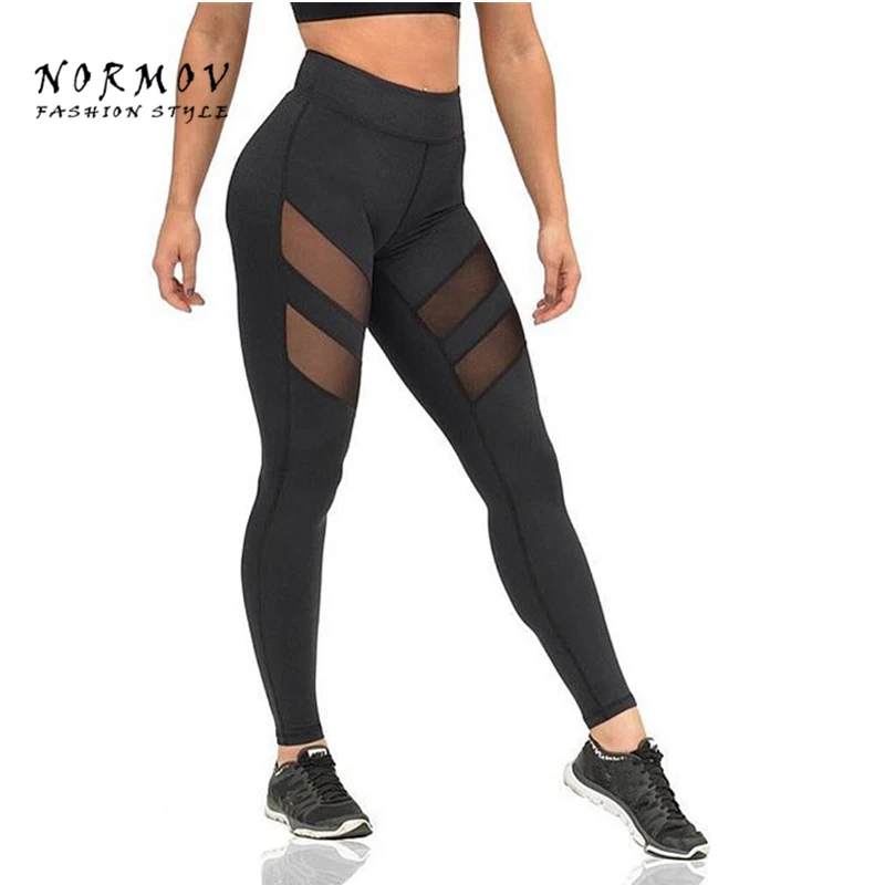 Image S 3XL Women s Leggings Fashion Plus Size Ladies Patchwork Leggings Female Elastic Fashion Workout Sportwear Leggings Women