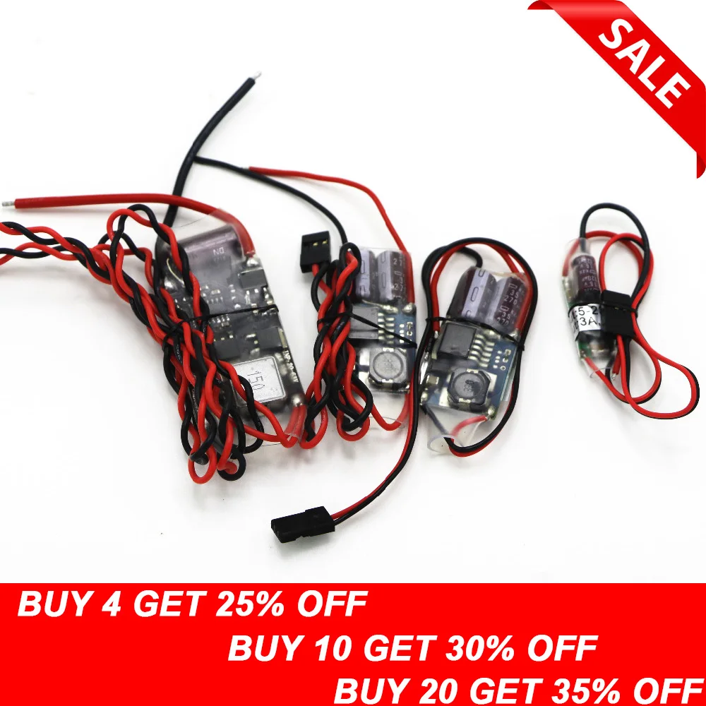 1pcs RC UBEC 3A /5A /7A /15A Lowest RF Noise BEC Full Shielding Antijamming Switching Regulator same as HOBBYWING
1pcs RC UBEC 3A /5A /7A /15A Lowest RF Noise BEC Full Shielding Antijamming Switching Regulator same as HOBBYWING