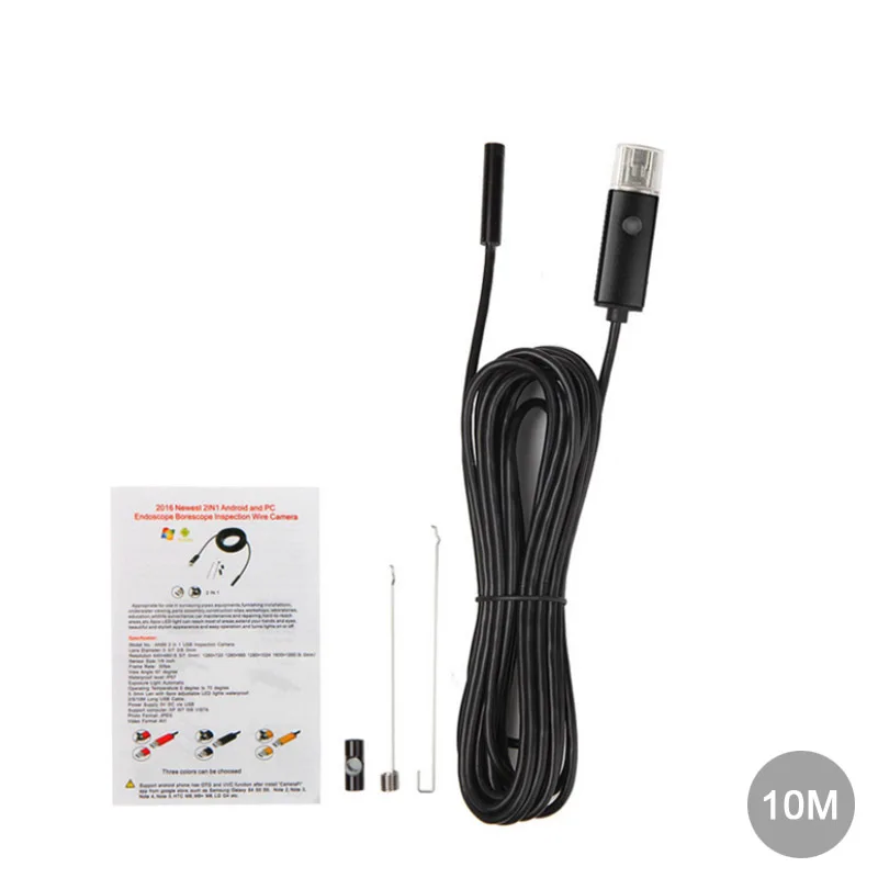 Car Vehicle Endoscope 6 Led 8.0MM Lens Camera Android Inspection USB Camera IP67 10M
Car Vehicle Endoscope 6 Led 8.0MM Lens Camera Android Inspection USB Camera IP67 10M