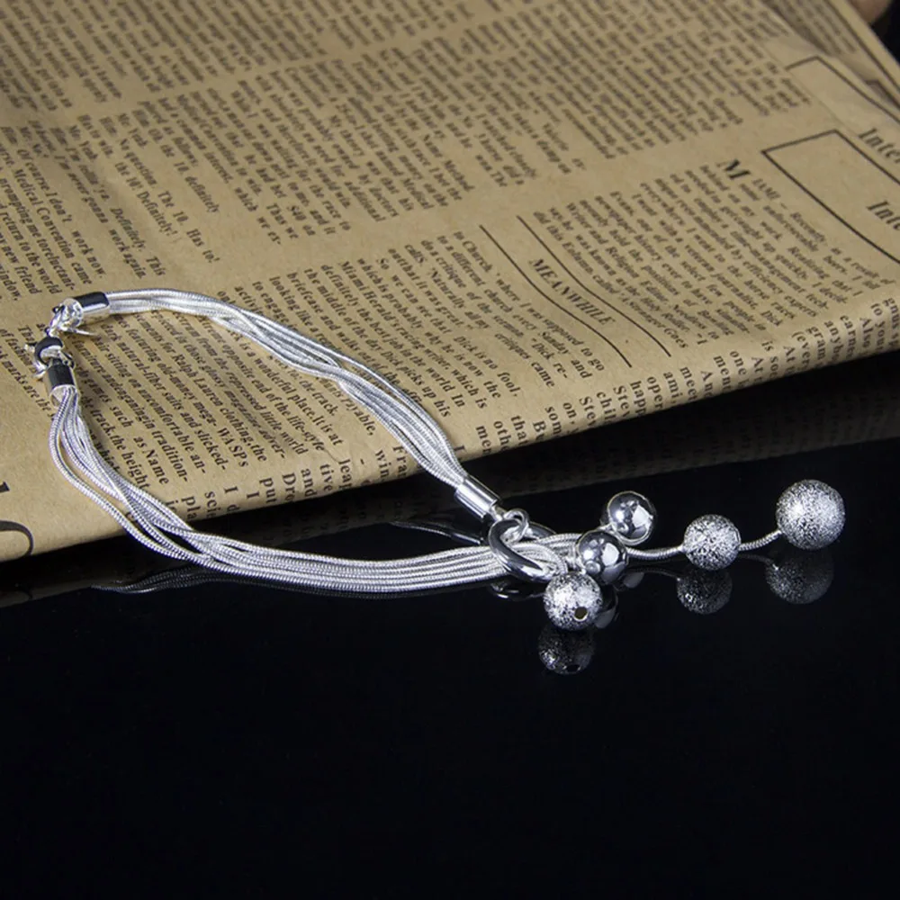 Hot style women silver jewelry hollow silver beads bracelet high quality jewelry woman Free Shipping
Hot style women silver jewelry hollow silver beads bracelet high quality jewelry woman Free Shipping