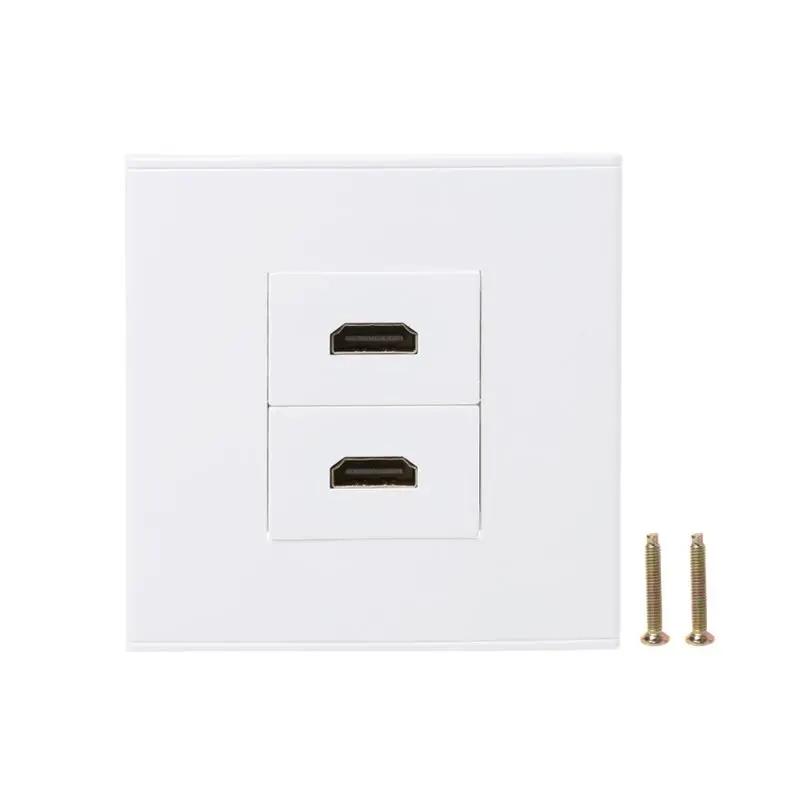 86 Type Wall Panel Socket HDMI High Definition Digital TV Network Cable Outlet for switch
86 Type Wall Panel Socket HDMI High Definition Digital TV Network Cable Outlet for switch