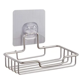 Soap Dish Holder for Bathroom Shower Wall Mounted Self Adhesive Nail Free No Drilling Soap Holder Saver Tray-Stainless Steel S
Soap Dish Holder for Bathroom Shower Wall Mounted Self Adhesive Nail Free No Drilling Soap Holder Saver Tray-Stainless Steel S