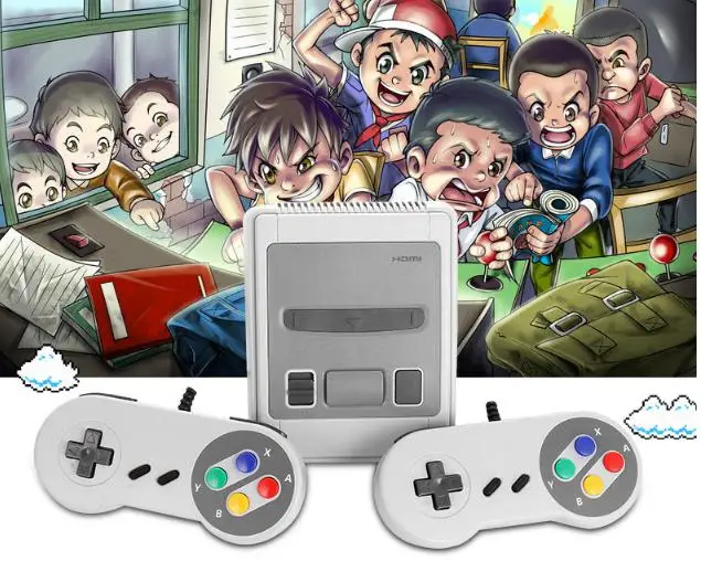 Coolbaby RS41 Super Mini Video Game Console Built in 620 Home Game Console with Wired Gamepads For SFC SNES Family Game
Coolbaby RS41 Super Mini Video Game Console Built in 620 Home Game Console with Wired Gamepads For SFC SNES Family Game