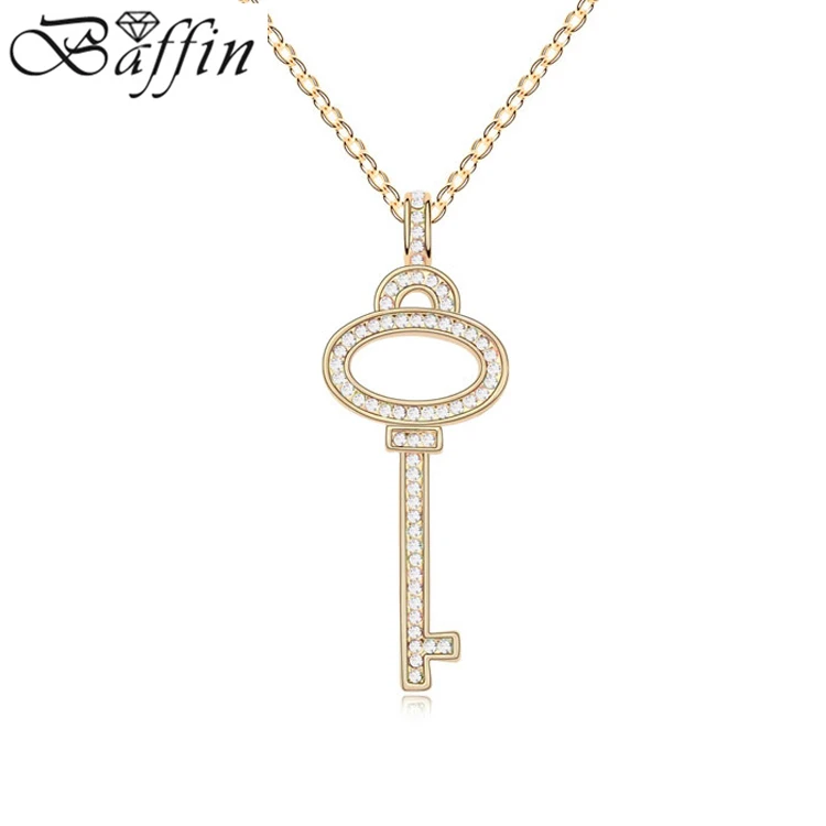 Fashion Key Pendant Necklace Couple Jewelry Crystal from Austria Best Gifts
Fashion Key Pendant Necklace Couple Jewelry Crystal from Austria Best Gifts