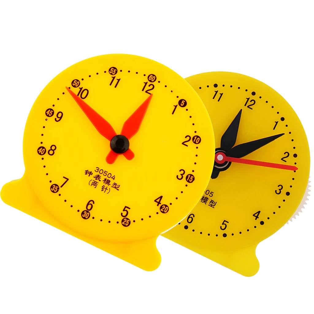 Baby Children Teaching Tool Clock Model Learning To Tell Time Educational Toys Clock School Supplies
