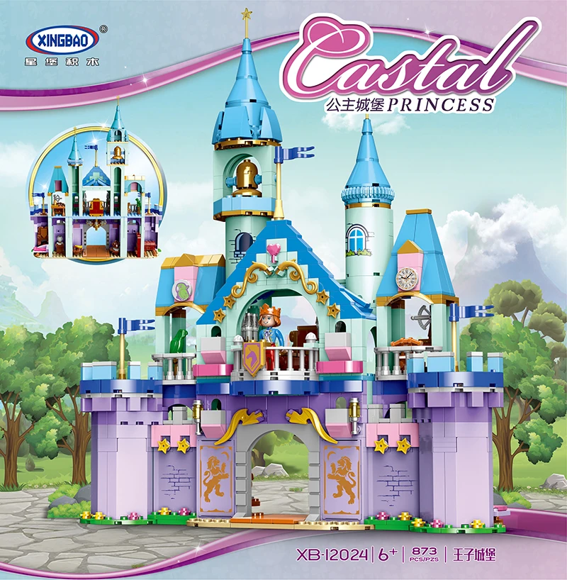 Xingbao 12024 Prince Charming Construction Building Blocks Toys for Girls' Dream Castle Princess and Prince Castle MOC Bricks
Xingbao 12024 Prince Charming Construction Building Blocks Toys for Girls' Dream Castle Princess and Prince Castle MOC Bricks