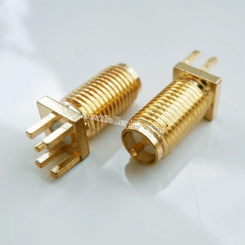 10Pcs RP-SMA female solder PCB clip edge mount Straight RF connector Lengthen 11mm
10Pcs RP-SMA female solder PCB clip edge mount Straight RF connector Lengthen 11mm