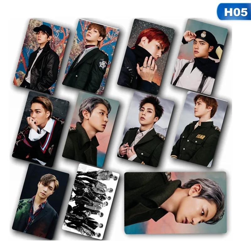 10pcs/set KPOP EXO New Ablum Crystal Card Sticker DON'T MESS UP MY TEMPO Photo Card Stickers
10pcs/set KPOP EXO New Ablum Crystal Card Sticker DON'T MESS UP MY TEMPO Photo Card Stickers