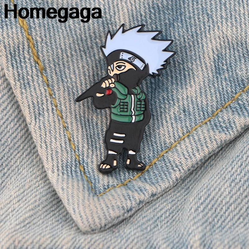 Homegaga Kakashi Enamel Pins for clothes metal Gift Jewelry para bag shirt backpack insignia Brooches Badge for men D2249
Homegaga Kakashi Enamel Pins for clothes metal Gift Jewelry para bag shirt backpack insignia Brooches Badge for men D2249