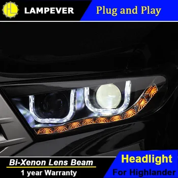 Lampever Styling for Toyota Highlander LED Headlights 2012 Angel Eye Headlight DRL Bi Xenon Lens High Low Beam Parking Fog Lamp
Lampever Styling for Toyota Highlander LED Headlights 2012 Angel Eye Headlight DRL Bi Xenon Lens High Low Beam Parking Fog Lamp