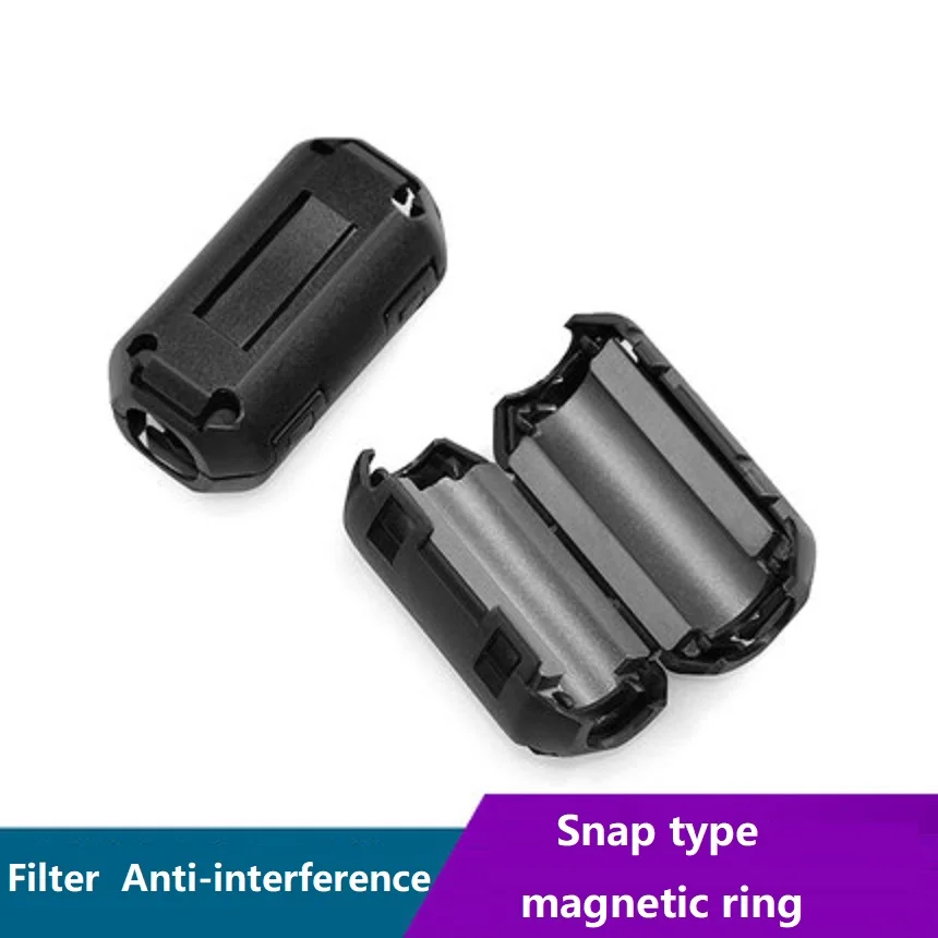 Anti-interference magnetic ring Shielding interference Degaussing ring snap-on Filter / shield magnetic ring Removable
Anti-interference magnetic ring Shielding interference Degaussing ring snap-on Filter / shield magnetic ring Removable
