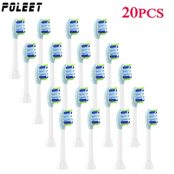 Poleet 20PCS YH725 Electric Toothbrush Replacement Heads Fits For Philips HX3 HX6 HX9 Series Toothbrush Head P-HX-6064
Poleet 20PCS YH725 Electric Toothbrush Replacement Heads Fits For Philips HX3 HX6 HX9 Series Toothbrush Head P-HX-6064