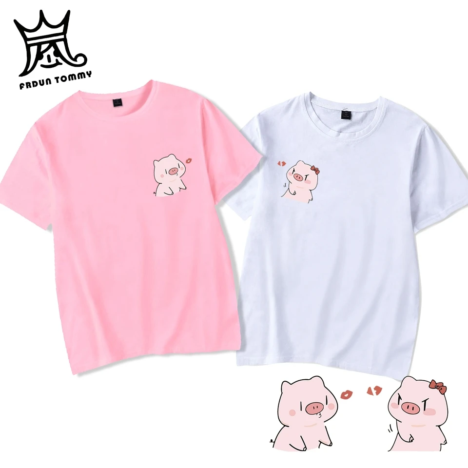 Frdun Tommy pig sweet-heart lovers T-shirts Couple Summer Women Men Short Sleeve Casual Funny Cartoon cute Homme Lovers Shirt
Frdun Tommy pig sweet-heart lovers T-shirts Couple Summer Women Men Short Sleeve Casual Funny Cartoon cute Homme Lovers Shirt