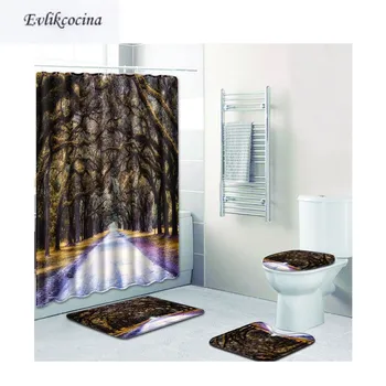Free Shipping 4Pcs Tree-lined Path Casa De Banho Banyo Bathroom Carpet Toilet Bath Mat Set Tapis Salle De Bain Alfombra Bano
Free Shipping 4Pcs Tree-lined Path Casa De Banho Banyo Bathroom Carpet Toilet Bath Mat Set Tapis Salle De Bain Alfombra Bano