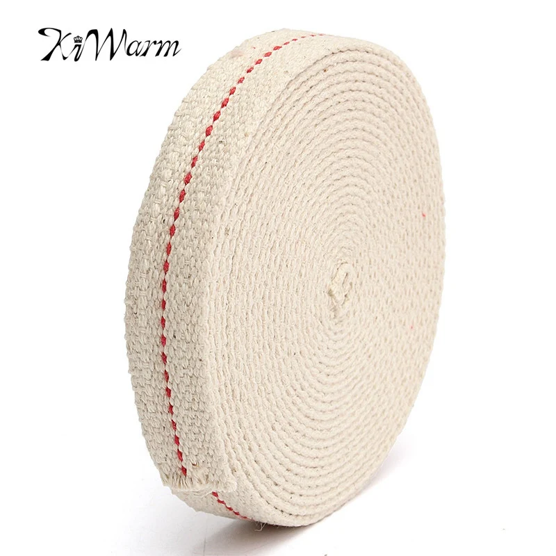 KiWarm Wholesale 4.5Meters Width 2cm Flat Cotton Oil Lamp Lantern Wick For Kerosene Burner Lighting Lamps Making DIY Material
KiWarm Wholesale 4.5Meters Width 2cm Flat Cotton Oil Lamp Lantern Wick For Kerosene Burner Lighting Lamps Making DIY Material