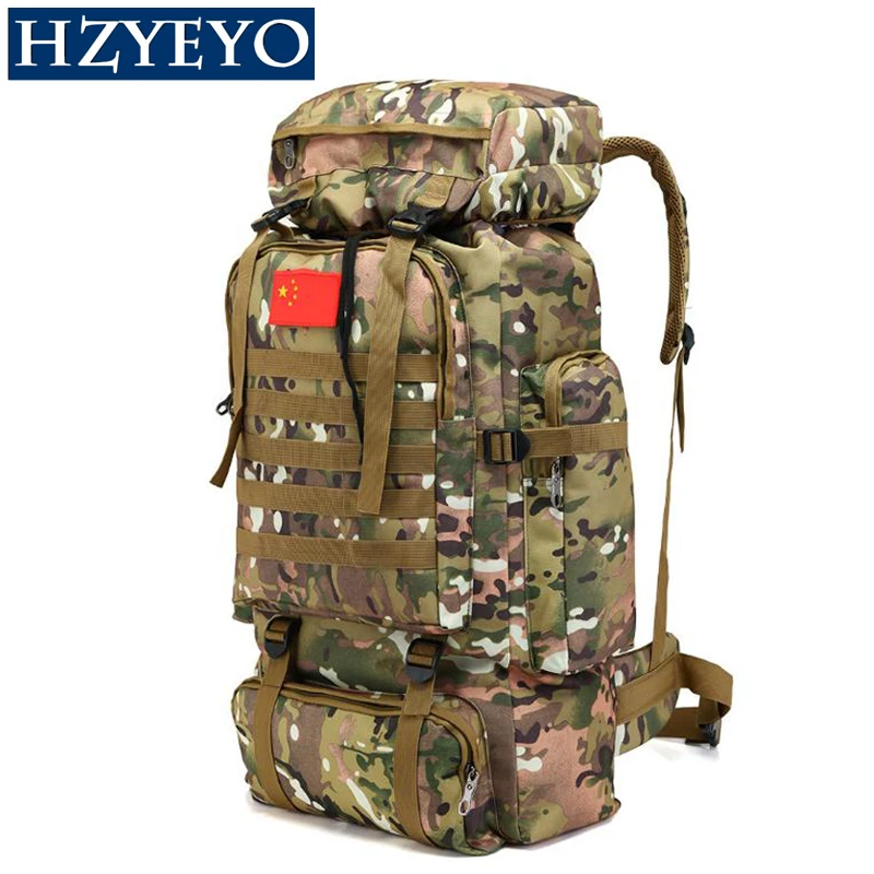 HZYEYO Outdoor Tactical Military Backpack 70L Climbing Bags Water Resistant Travel Hiking Trekking Camping Backpack ,B-093
HZYEYO Outdoor Tactical Military Backpack 70L Climbing Bags Water Resistant Travel Hiking Trekking Camping Backpack ,B-093
