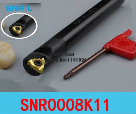 New SNR0008K11/ SNL0008K11 Threading Boring Bar Turning Tool Holder For 11 IR 1/4 CNC Lathe 125mm x8mm Brand New
New SNR0008K11/ SNL0008K11 Threading Boring Bar Turning Tool Holder For 11 IR 1/4 CNC Lathe 125mm x8mm Brand New