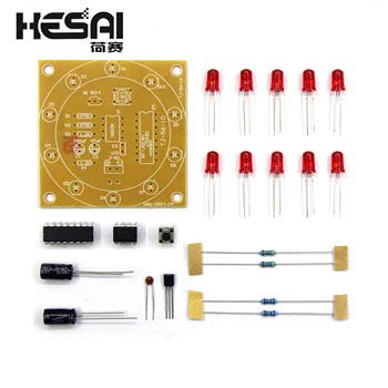 Round Lucky Rotary Suite Electronic Component Fortune CD4017 NE555 Interesting DIY Kit Wheel Electronic Parts
Round Lucky Rotary Suite Electronic Component Fortune CD4017 NE555 Interesting DIY Kit Wheel Electronic Parts