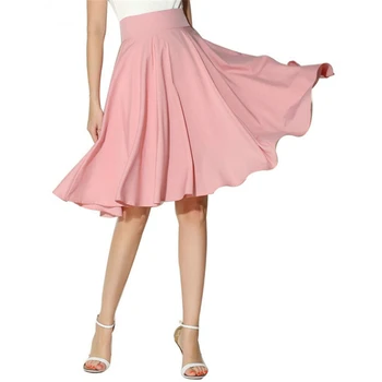 2016 Summer New Casual Fashion Vintage Elegant Pleated A Line Elastic High Waist Women Knee Length Midi Tutu Skirt OL
2016 Summer New Casual Fashion Vintage Elegant Pleated A Line Elastic High Waist Women Knee Length Midi Tutu Skirt OL