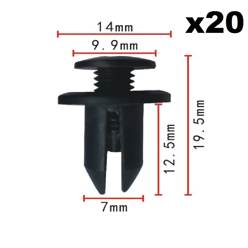20pcs For Honda Nylon Fender explosion buckle / Nylon Rivet Fastener Fender Retainer Push Clip
20pcs For Honda Nylon Fender explosion buckle / Nylon Rivet Fastener Fender Retainer Push Clip