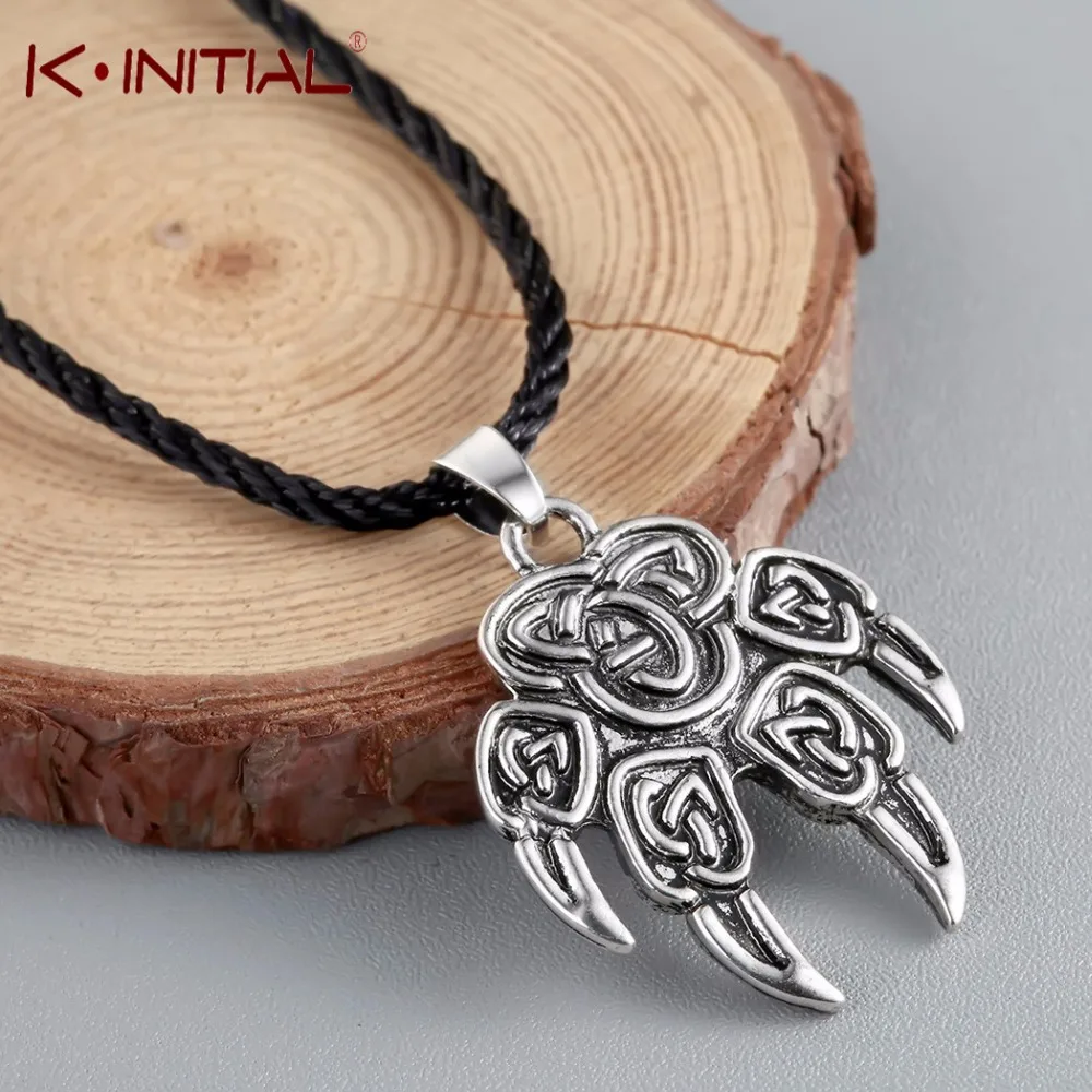 Kinitial Vintage Slavic Pendant Veles God Symbol Warding Bear Paw Necklace Talisman Amulet Viking Pendant Necklaces Jewelry
Kinitial Vintage Slavic Pendant Veles God Symbol Warding Bear Paw Necklace Talisman Amulet Viking Pendant Necklaces Jewelry