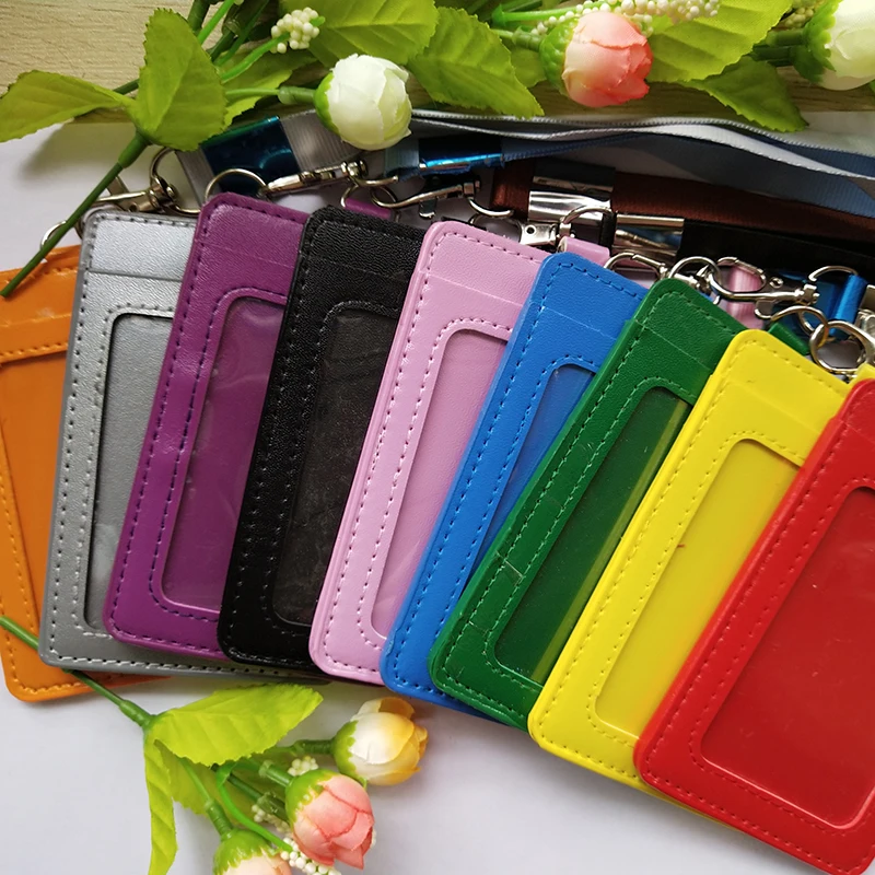 New Candy Colors ID Holders Bank Credit Card Holders Unisex PU Leather Neck Strap Working Badge with Lanyard Wholesale K044
New Candy Colors ID Holders Bank Credit Card Holders Unisex PU Leather Neck Strap Working Badge with Lanyard Wholesale K044
