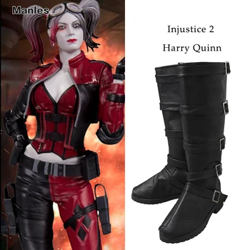 Harley Quinn Cosplay Shoes High Boots Injustice 2 Cosplay Shoes Boots Halloween Christmas Party Game Accessorie Custom Made
Harley Quinn Cosplay Shoes High Boots Injustice 2 Cosplay Shoes Boots Halloween Christmas Party Game Accessorie Custom Made