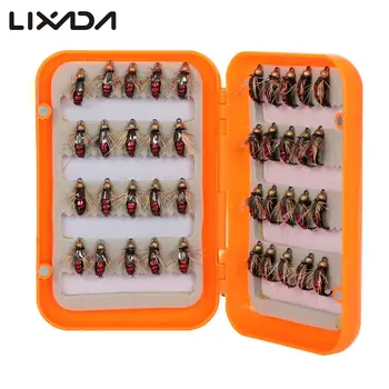 40PCS Fly Fishing Lure Dry Flies Hooks Feather Wing Artificial Pesca Bait Lure for Carp Trout Winter Pesca Tackle/Box
40PCS Fly Fishing Lure Dry Flies Hooks Feather Wing Artificial Pesca Bait Lure for Carp Trout Winter Pesca Tackle/Box