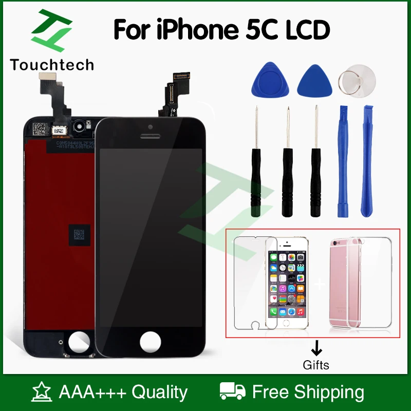 AAA+++ No Dead Pixel LCD For Pantalla iPhone 5c LCD Touch Screen with Digitizer Assembly Replacement Black Color Free Gift
AAA+++ No Dead Pixel LCD For Pantalla iPhone 5c LCD Touch Screen with Digitizer Assembly Replacement Black Color Free Gift