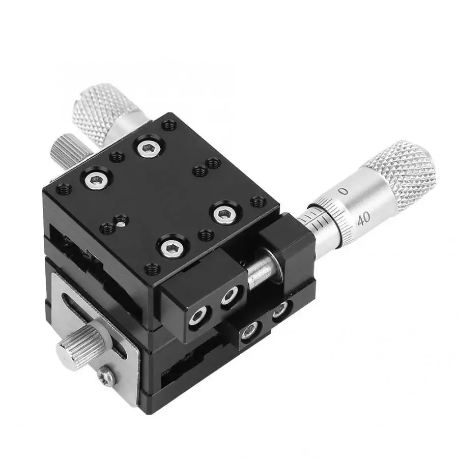 Micrometer Manual Fine-Tuning Cross Roller Precision Trimming Bearing Linear Cross Roller 160 160 50mm Linear Rail W-SHTAO Linear Motion Guides XY Linear Guide