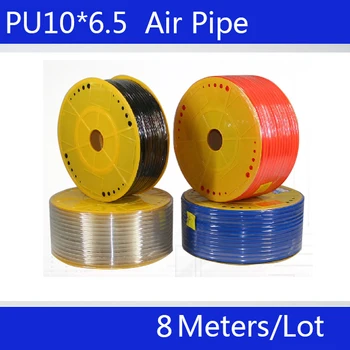 Free shipping PU Pipe 10*6.5mm for air & water 8M/lot Pneumatic parts pneumatic hose luchtslang air hose ID 6.5mm OD 10mm
Free shipping PU Pipe 10*6.5mm for air & water 8M/lot Pneumatic parts pneumatic hose luchtslang air hose ID 6.5mm OD 10mm