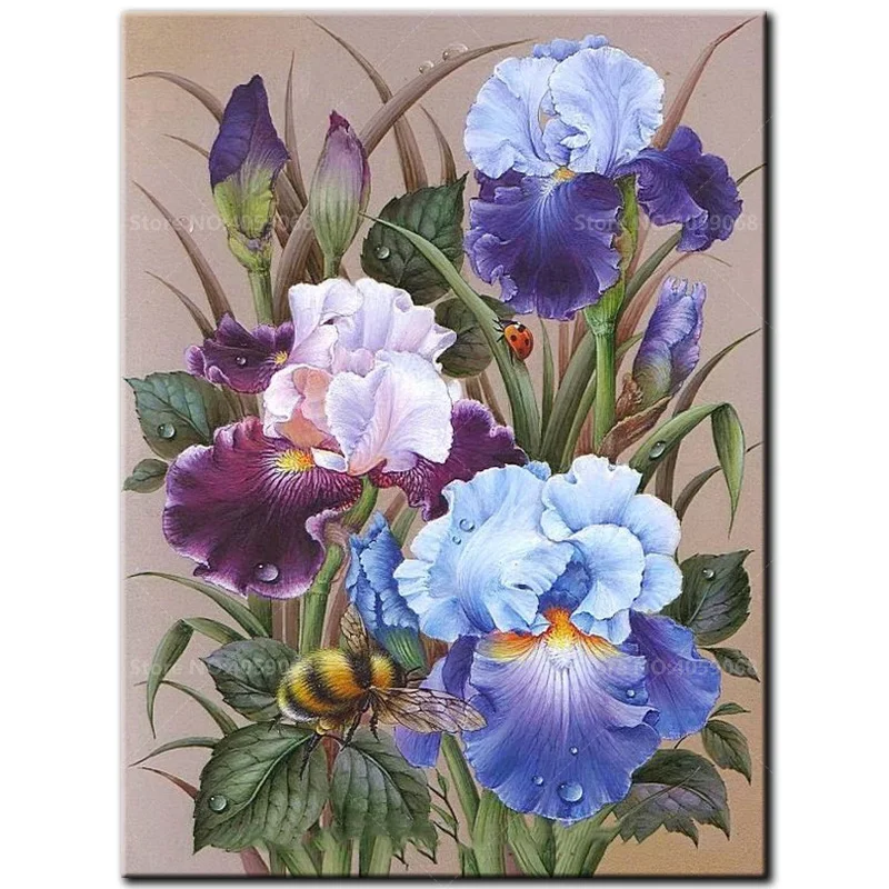 5D DIY Diamond Painting Floral Full Square Diamond Embroidery Purple Iris Cross Stitch Pictures Of Rhinestones Mosaic A1016
5D DIY Diamond Painting Floral Full Square Diamond Embroidery Purple Iris Cross Stitch Pictures Of Rhinestones Mosaic A1016