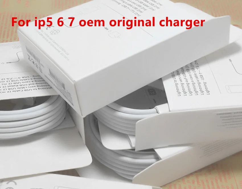 10Pcs/lot,100% Genuine Original 2m/6ft E75 Chip From fox factory Data USB charger Cable for 5 6 6s 7 8 Plus X with retail box
10Pcs/lot,100% Genuine Original 2m/6ft E75 Chip From fox factory Data USB charger Cable for 5 6 6s 7 8 Plus X with retail box