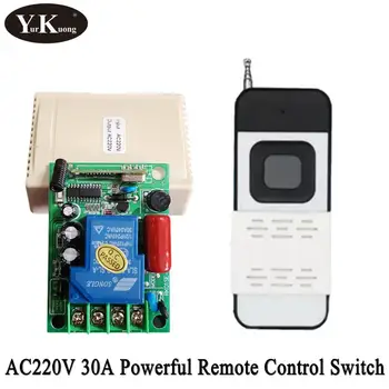 AC 220V 30A Powerful RF Remote Control Switch Wireless Remote System Big Remote Control Key Button 315 433 Motor Remote ON OFF
AC 220V 30A Powerful RF Remote Control Switch Wireless Remote System Big Remote Control Key Button 315 433 Motor Remote ON OFF