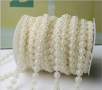 wholesale 10mm Pearl Chain garland for garment accessories or home decoration(25m/roll)
wholesale 10mm Pearl Chain garland for garment accessories or home decoration(25m/roll)