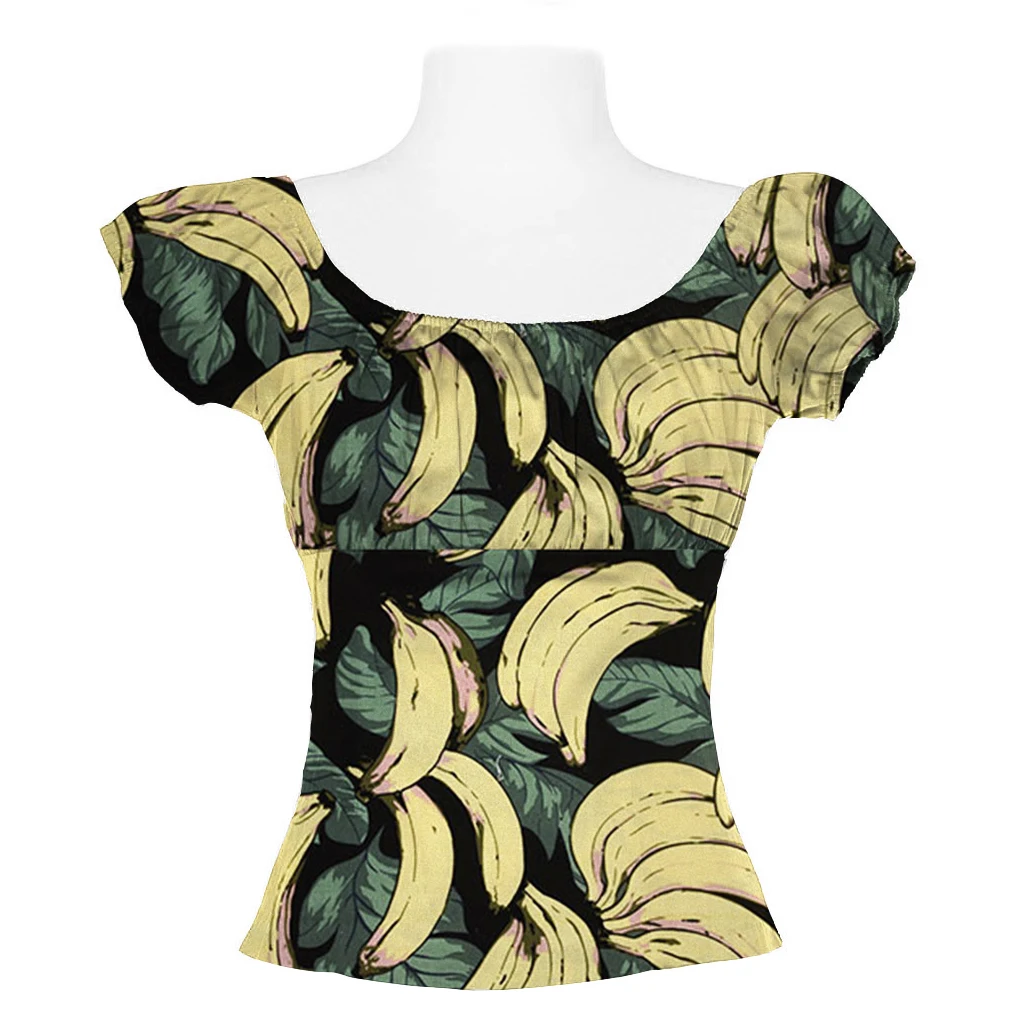 Candow Look Woman Fruit Print Off Shoulder Ruffled Sexy Low Back Fit Peasant Blouse Pinup Retro Vintage Rockabilly Gyspy Tops
Candow Look Woman Fruit Print Off Shoulder Ruffled Sexy Low Back Fit Peasant Blouse Pinup Retro Vintage Rockabilly Gyspy Tops