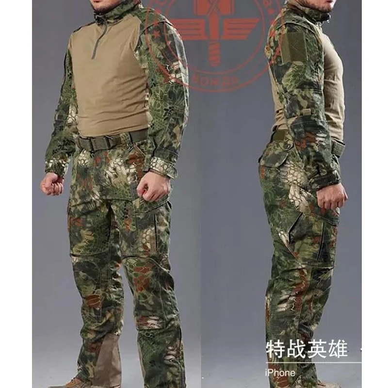 New 2016 Military Tactical MEN'S CAMO CARGO PANTS Python pattern patterns jacket&pants-HUNTING HIKING CAMPING CAMOUFLAGE suit
New 2016 Military Tactical MEN'S CAMO CARGO PANTS Python pattern patterns jacket&pants-HUNTING HIKING CAMPING CAMOUFLAGE suit